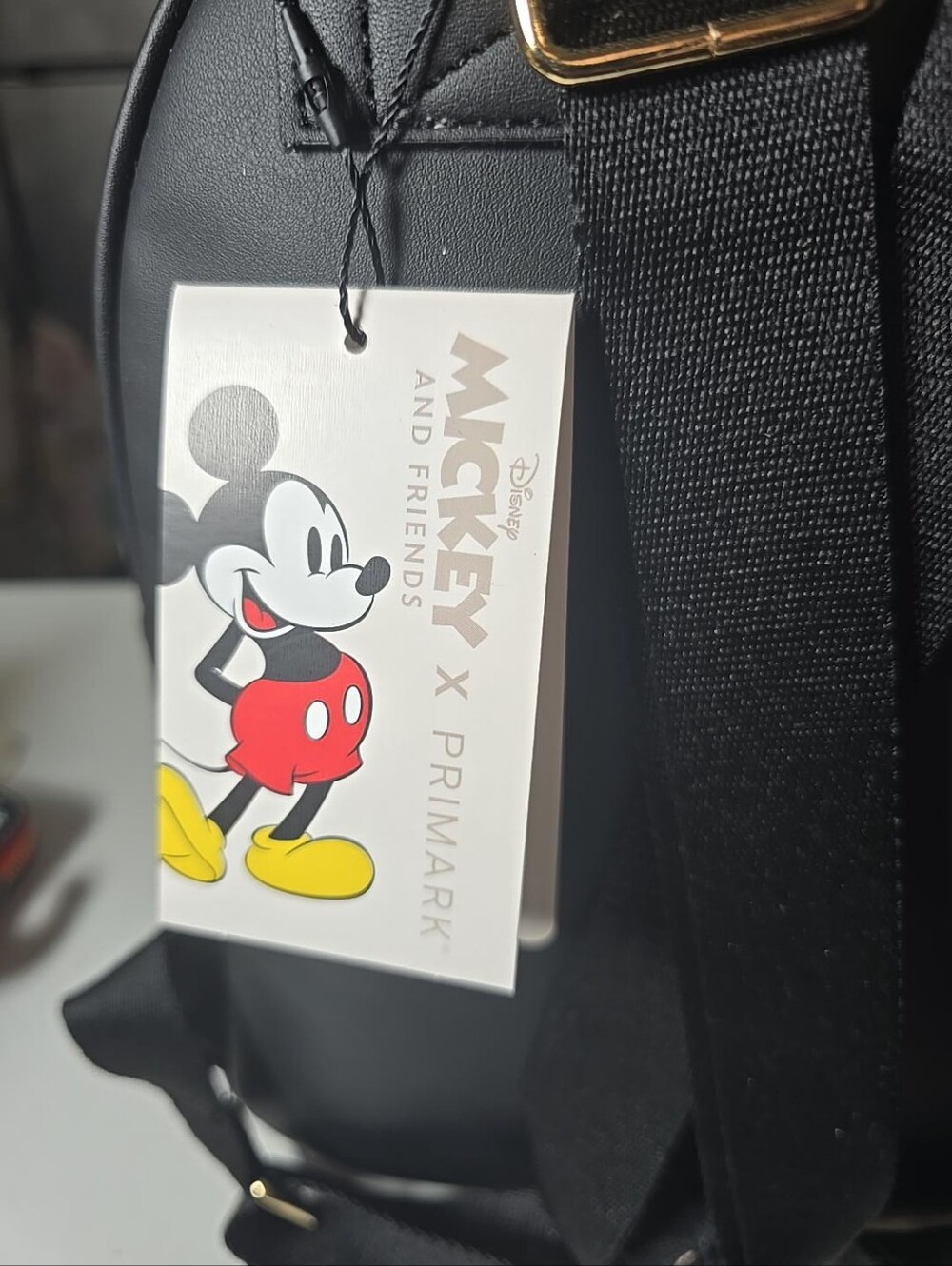 Primark Disney Mickey Mouse Quilted Mini Backpack 9Multi Nwt - Picture 6 of 6